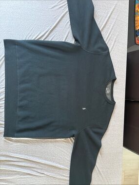 Polo by Ralph Lauren Black Crewneck Sweater with Embroidered Pony
